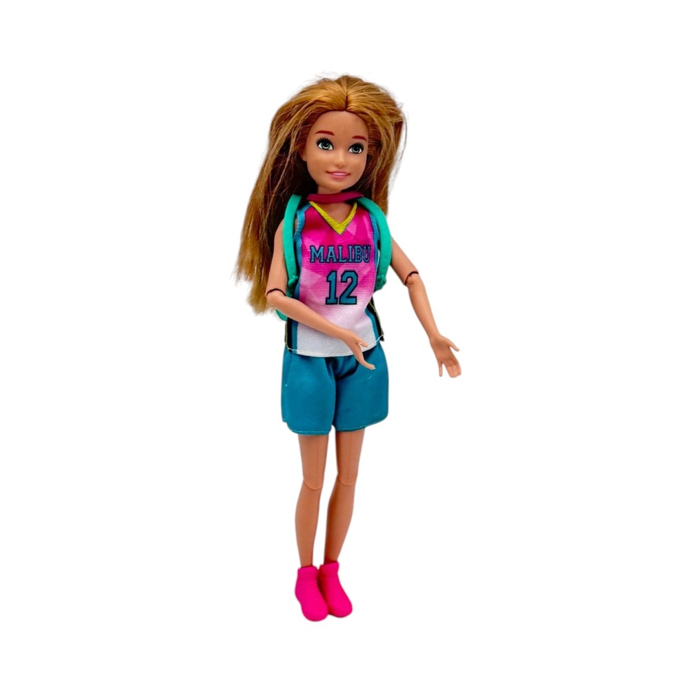 Barbie Stacie Doll  9 in Malibu 12 Basketball GHK35 w shoes backpack 2018